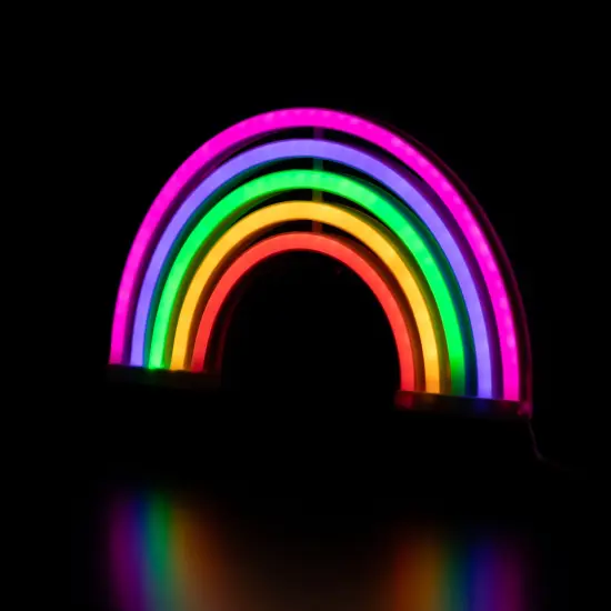 Northlight LEDRainbow Neon Lighted Wall Art - 12"- Mutlticolor Multi {6}