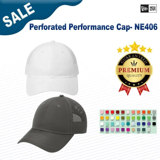 New Era&reg; Perforated Performance Cap White {3}