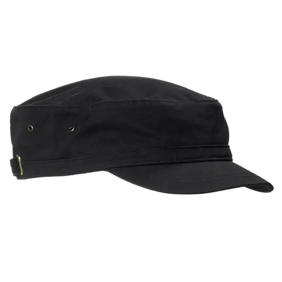 Big Accessories&reg; Short Bill Cadet Cap BLACK {1}