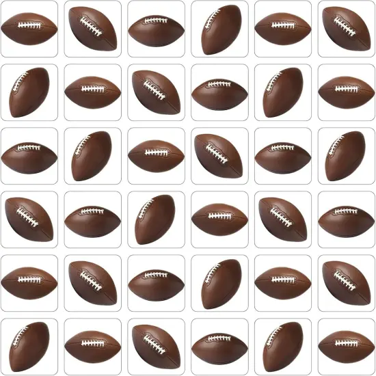 600 Pieces Sports Stickers for Kids Soccer Ball Baseball Football Stickers Basketball Football for Kids Teacher for Ball Themed Birthday Party Classroom Decorations(Football) {1}