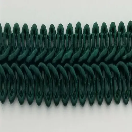 1/2" Chinese French Braid Gimp Trimming - 12 Continuous Yards - Many Colors! Dark green {1}