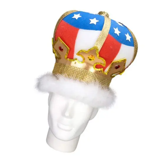 USA King Crown Regal & Patriotic Party Accessory {2}