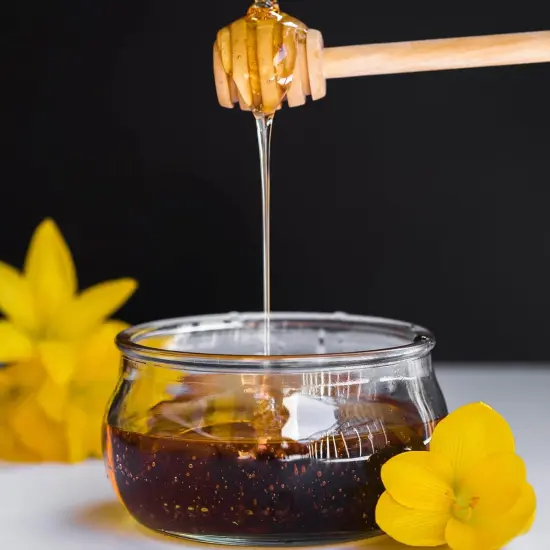 2 Pcs Wooden Honey Mixing Stirrers 6 Inch / 15cm Mini Reusable Wooden Dipper Sticks Server for Honey and Syrup Jar Dispense Drizzle Jam Honey Dippers Spoons Honeycomb Sticks {5}