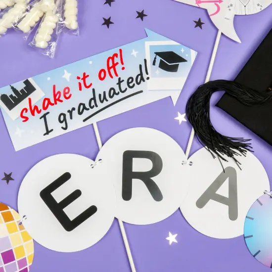 Big Dot of Happiness Funny In My Grad Era - Graduation Party Photo Booth Props Kit - 10 Piece {5}