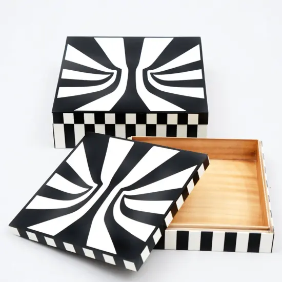 Hyphnotic Pattern Box - Set of 2 {2}