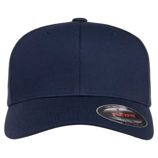 Flexfit&reg; Adult Value Cotton Twill Cap NAVY {1}