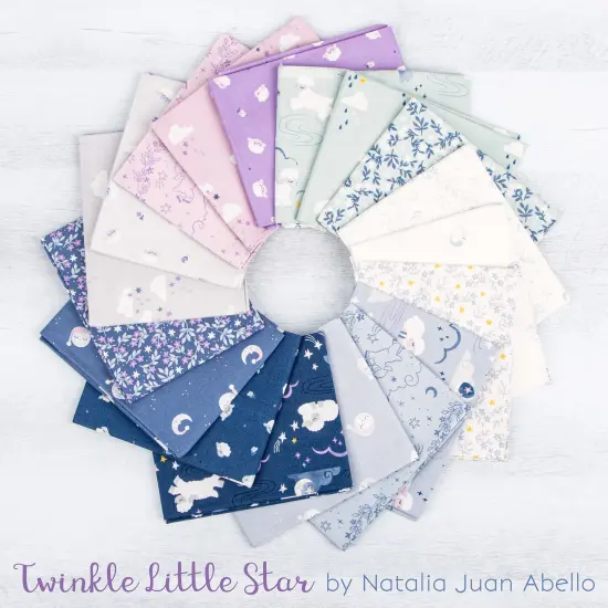 Twinkle Little Star 5" Square Pack (Charm Pack / 5" Stacker) by Natalia Juan Abello for Riley Blake (5-16300-42) {2}