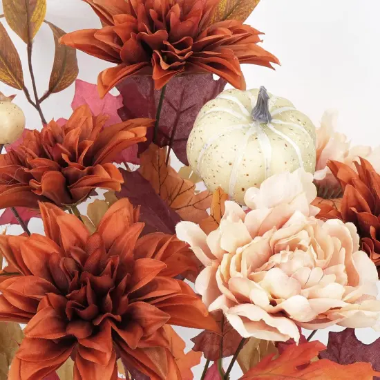 2 Bundles Fall Mixed Bush Flowers (19.29") {3}