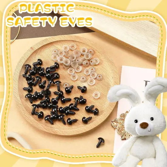 600 PCS - afety Eyes with Washers Crochet Eyes for DIY {4}