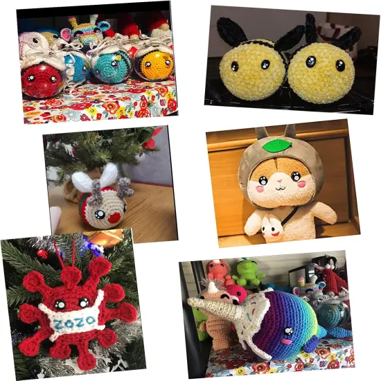 100pcs 5 Size Craft Eyes Black (8/10/ 12/14/ 16mm) {2}