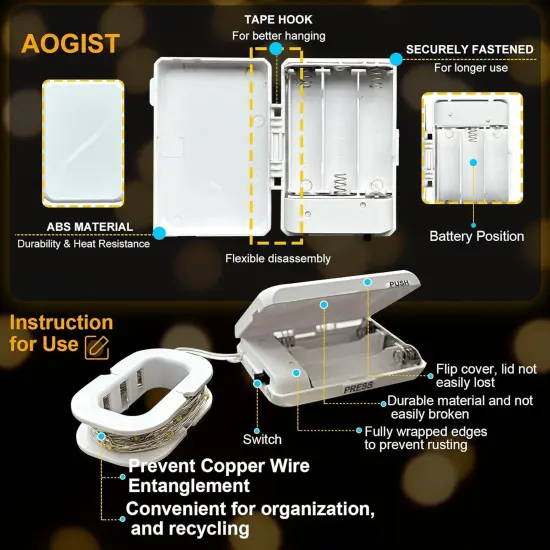 16FT Fairy Lights String Light {2}