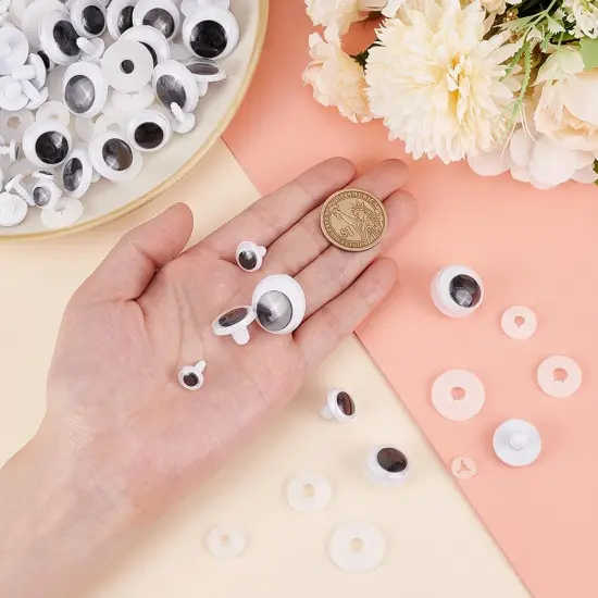 40 Sets Safety Eye 4 Sizes Wiggle Googly Eyes 10/13.5/18/23mm {3}
