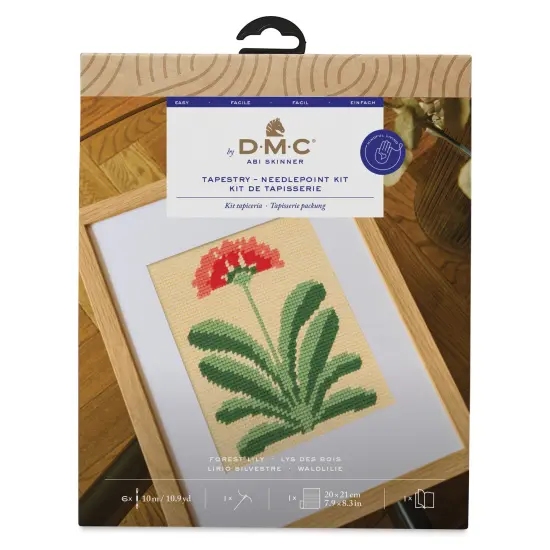 DMC The Designer Collection Easy Tapestry & Needlepoint Kit - Forest Lily {1}