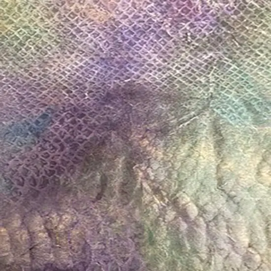 1 Yard Medusa Velvet Foil Fabric Glitter Dot 3D Print Spandex for Costumes, Dancewear & Cosplay 60" Wide by Spandex Palace Royal Navy Combo {2}