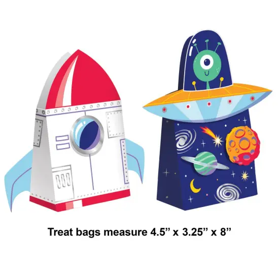 Space Adventures Treat Bag w/ Attachments (8/Pkg) {2}