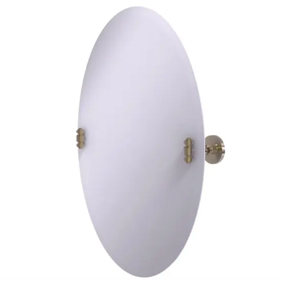 Frameless Oval Tilt Mirror With Beveled Edge - Sb-91-Pew {1}