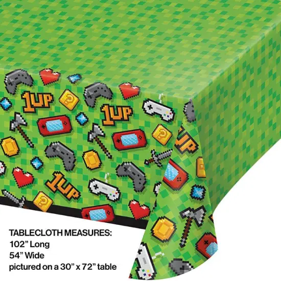 6 pc Bulk Video Games Party Plastic Table Covers {2}