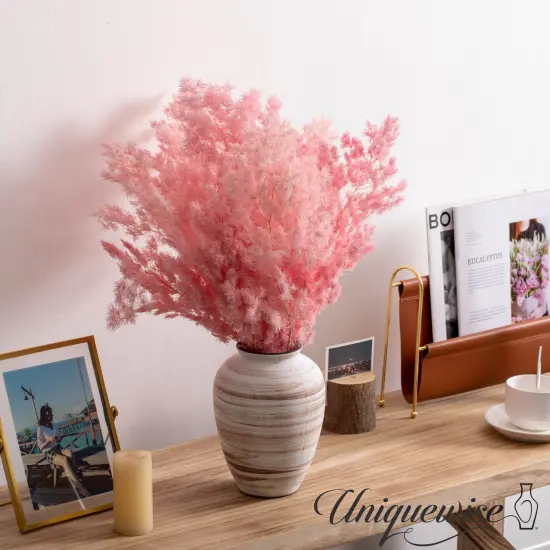 Uniquewise Preserved Real Floral Stems Chic Vase Fillers & Accents for Bouquets Centerpieces & Ornamental Displays Ideal for Home Office Boutique Cafe Resto Bar and Event Decor Lp peng lai song {3}