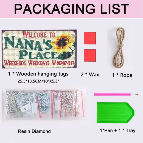 No Need Frame Hanging 5D Diamond Art Painting Kits for Adult Beginners with Tools {2}