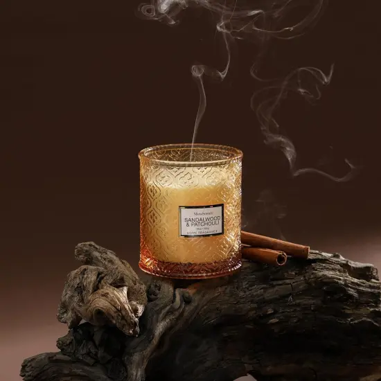 Scented Candles, 19oz Luxury Gifts for Women, Orange Decorative Glass Candles, Natural Soy Wax for Home Fragrance {5}