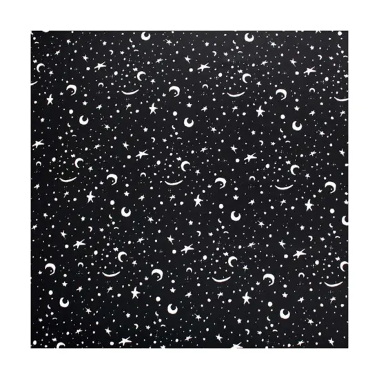 Stars Moons Printed Spandex {3}