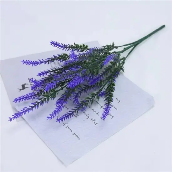 4pcs Lavender Plants for Elegant Table Decor & Relaxing Fall Ambiance Blue {2}