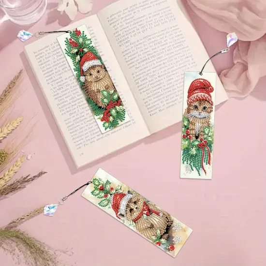 3 Piece Bookmark Diamond Art Painting Kit {5}