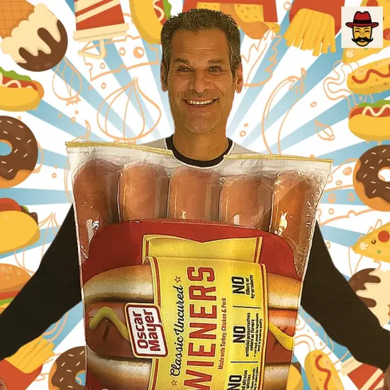Oscar Mayer Weiner Pkg Adult Costume Relish in the Halloween Spirit {6}