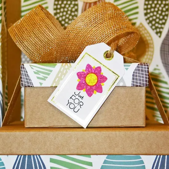 500Pcs Glitter Flower Stickers for Kids Spring Summer Foil Shiny Floral Label Roll Sticker for Envelopes Cards Party Supply Decoration Teacher Reward {5}