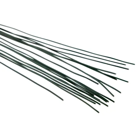 Darice 18 GA. Painted Stem Wire Floral Accessory -18" - Green {5}