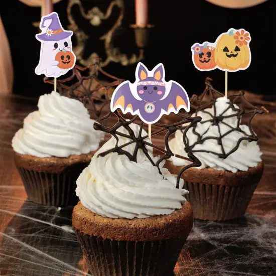 Cute Halloween Cupcake Toppers {4}
