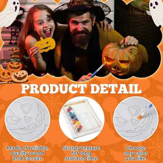 12 Pack Pre Drawn Canvas for Painting Sip and Paint Kit(multicolored) {5}