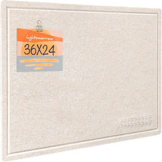 36 x 24 inches Felt Board - Cork Board Alternative for Wall(Oatmeal) {5}