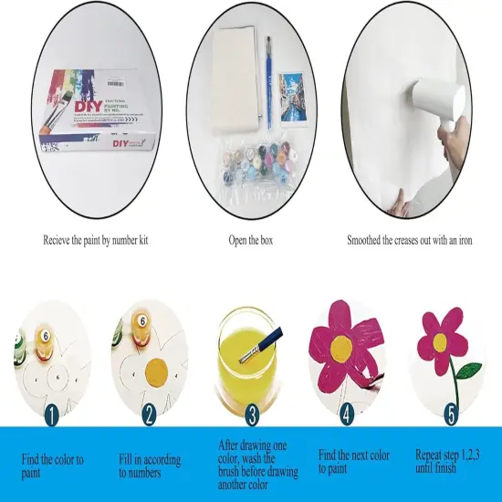 Autumn Forest House Paint by Numbers Kit - 16x20 Inch {5}