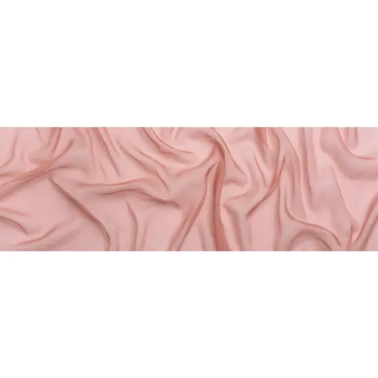 1 Yard Dark Rose Iridescent Chiffon-Like Silk Voile 54" Wide Sheer, Lightweight 100% Silk Adelaide Collection {3}