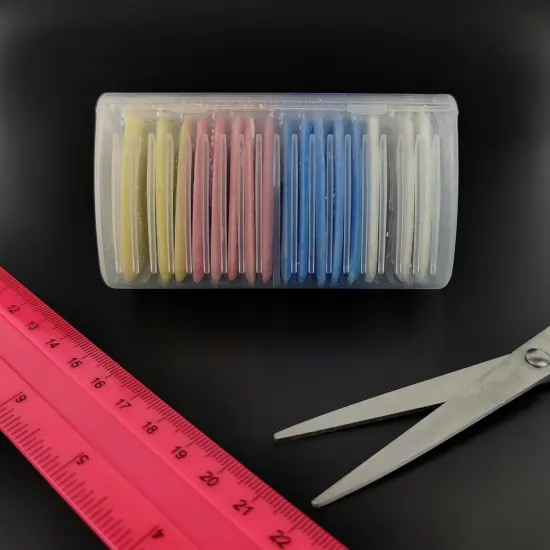 20 Pack Triangle Tailor's Fabric Chalk (Multicolor) {5}