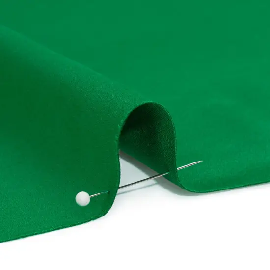1 Yard Kelly Green Silk Crepe Back Satin Soft Smooth Luxurious Elegant Premium Sewing Fabric 44 inch Width {2}