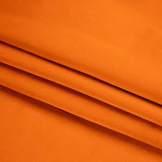 1 Yard Burnt Orange Silk Duchesse Satin Luxury Evening Gown Fabric, 59 Inches Wide {4}