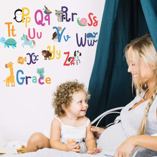 Alphabet Wall Decals for Kids Rooms {3}