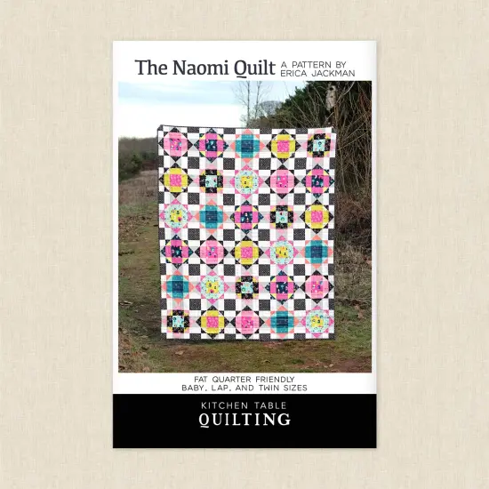 The Naomi Quilt (ktq 142) | Kitchen Table Quilting | Sewing Pattern {1}