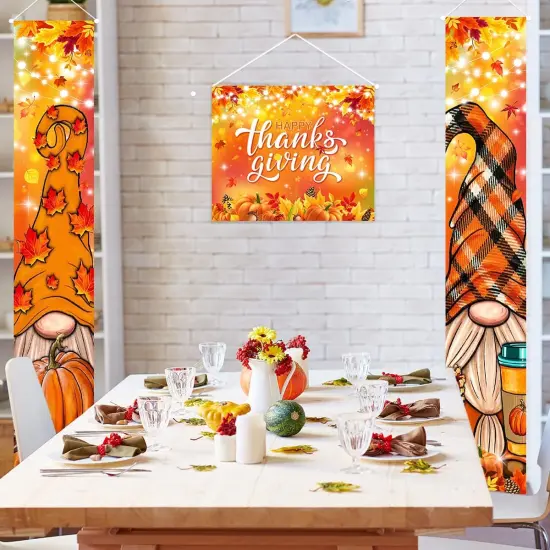 Fall Decorations - Happy Thanksgiving Fall Porch Decoration {3}