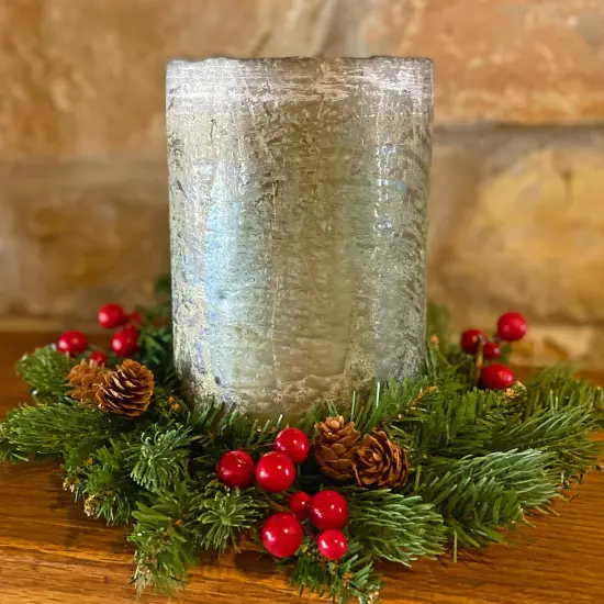 Adjustable Candle Ring or Mini Wreath 2 Pack {2}