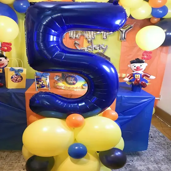 5 Balloon 40 Inch for 5th Birthday Decorations {4}