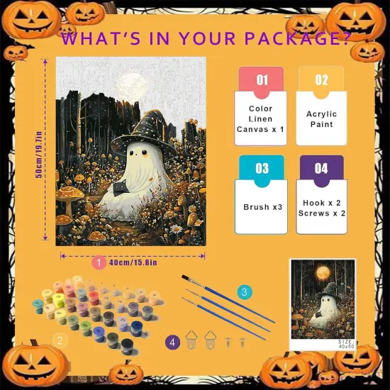 Spooky Paint by Numbers - 16x20 Inch (MT21465) {2}