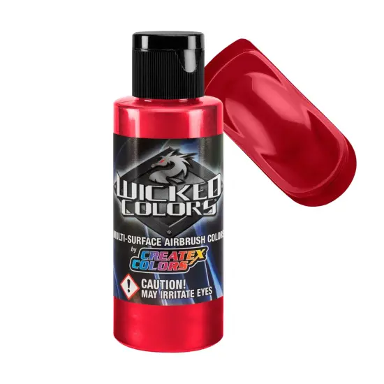 Red - Wicked Pearlized Colors Airbrush Paint, 2 oz. {1}