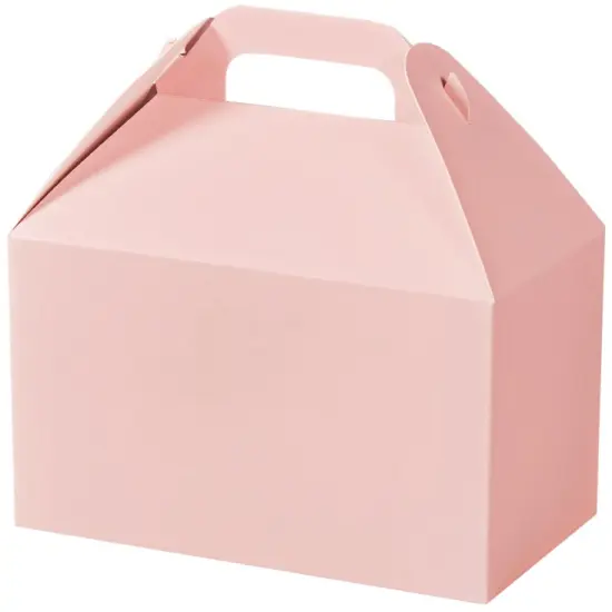 Pack/6: Blush Gable Box - 8-1/2 x 5 x 5-1/2" {1}