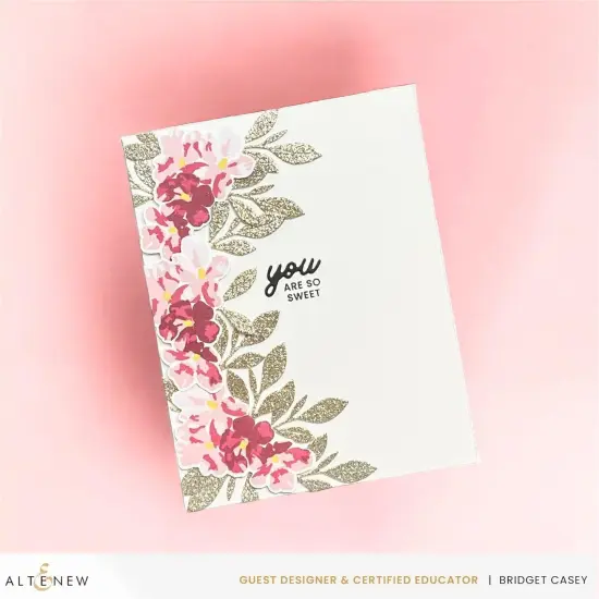 Mini Delight: Painted Posies Stamp & Die Set {5}