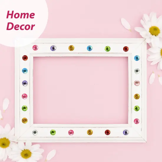 Wrapables 327pcs Acrylic Self Adhesive Crystal Rhinestone Gem Stickers, DIY, Arts & Crafts Supplies (3 sheets), Dots {5}