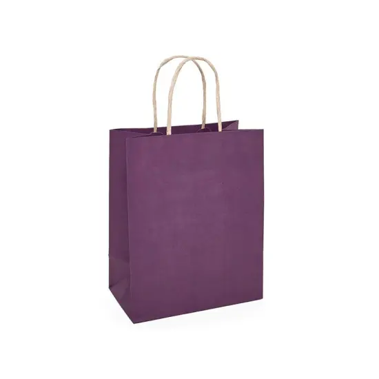 Heavy-Duty Kraft Tinted Color Shopping Bag 16" x 6" x 12" {2}