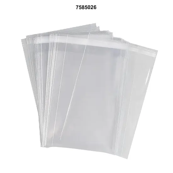 Lip & Tape Self-Sealing Poly Bags 1.2 Mil 4 1/8'' x 5 3/8'' {2}